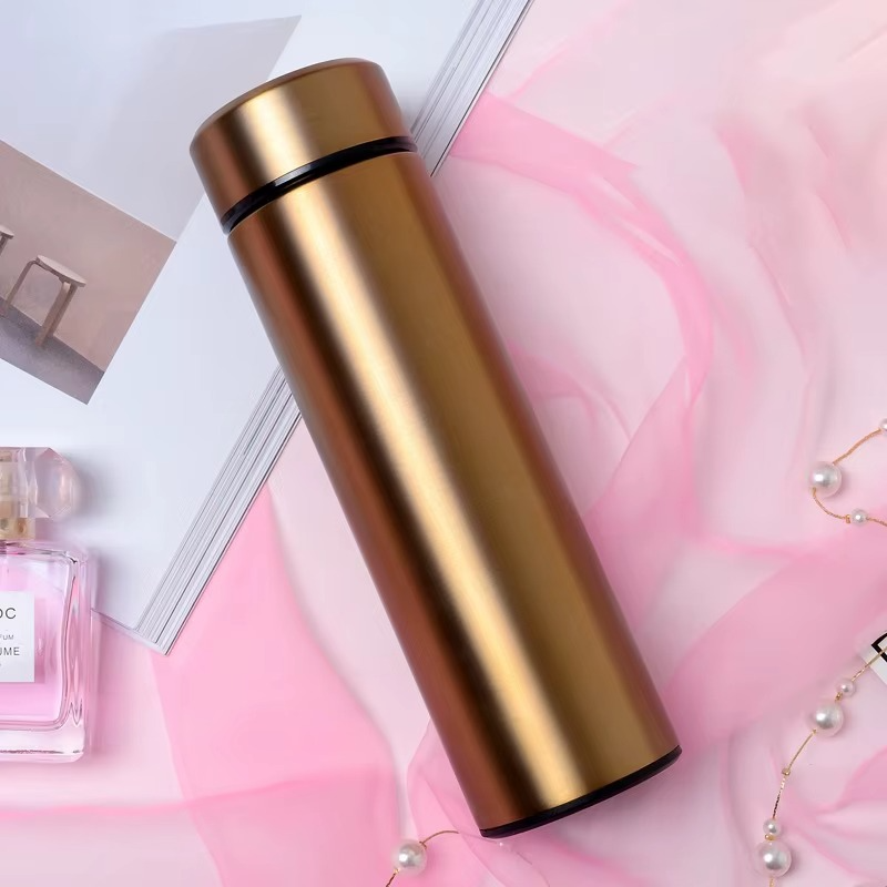 Set Cadou pentru Barbati, Umbrela, Termos inox 450ml, Stick USB 32GB, Agenda, Gold