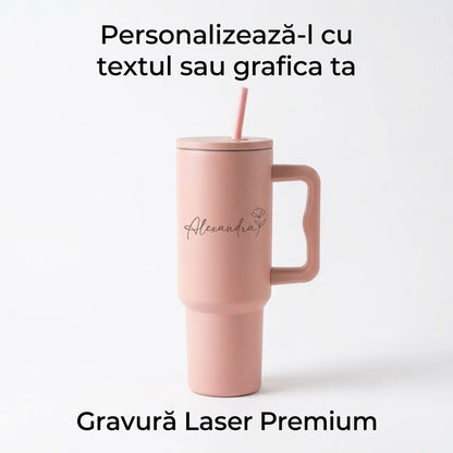 Set cadou premium pentru femei, 11 piese – pătură, termos 1,18 L, lumânare și mască de somn