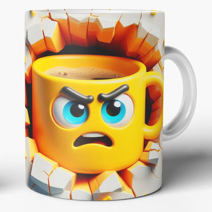 Cană Ceramică JOYSTOS, 330 ml – Emoji 3D, 8 Modele Amuzante