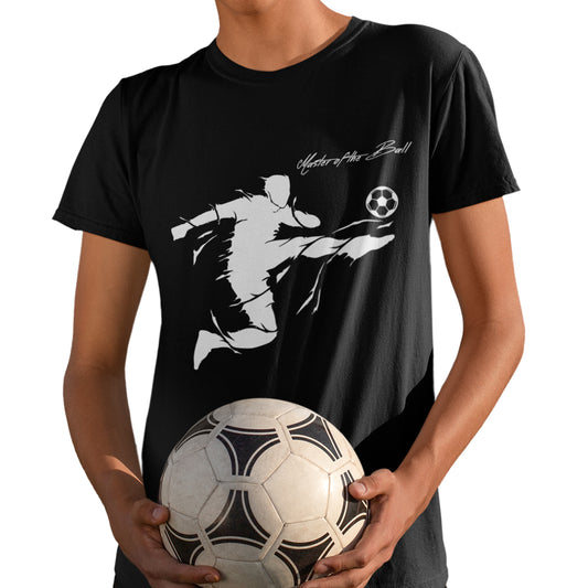 Tricou Unisex, Joystos, Printat cu Design Fotbal, L, Bumbac 100%