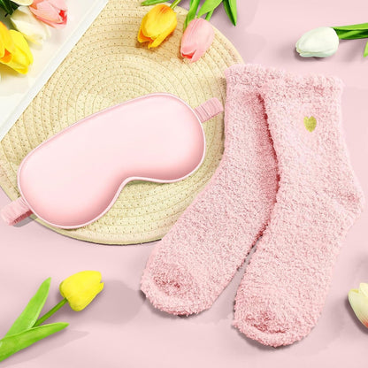 Set Cadou pentru Femei 10 Piese, Joystos, Patura pufoasa, Cana Termos, Lumanare parfumata, Masca Somn, Sosete dama, Bratara, Bomba de Baie, Sapun Diamond, Felicitare, Ambalate in pachet elegant