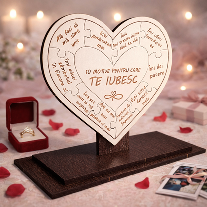 Set Cadou Femei Premium 9 Piese, JOYSTOS, – Colier Argint 925 cu Pandant Placat Aur Alb si Aur Rose 18K, Cana Personalizata, Lumanare Parfumata, Cadou Romantic pentru Iubita, Valentine’s Day / Aniversare