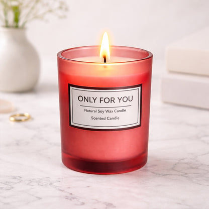 Set Cadou Femei Premium 9 Piese, JOYSTOS, – Colier Argint 925 cu Pandant Placat Aur Alb si Aur Rose 18K, Cana Personalizata, Lumanare Parfumata, Cadou Romantic pentru Iubita, Valentine’s Day / Aniversare