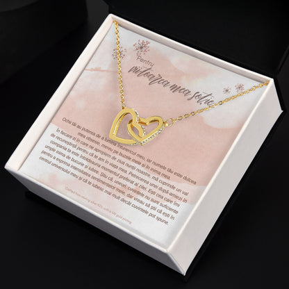 Set Cadou Pentru Sotie / Iubita, JOYSTOS, Colier Elegant din Argint 925 Placat cu Aur 14K – Cadoul Perfect pentru Logodnica sau Viitoarea Sotie