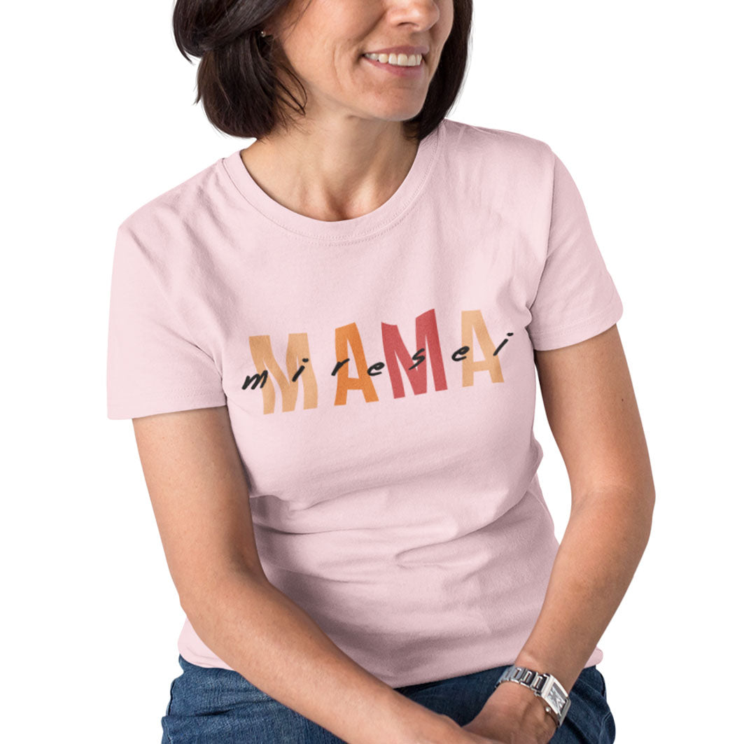 Tricou Dama, cu mesajul "Mama Miresei", Tricou de purtat in preajma nuntii, sau chiar in ziua cea mare