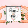Colier Cu Pandant Inimi Interconectate Placate Cu Aur Alb si Aur Rose, Cadou Pentru Mama, Card Personalizat 