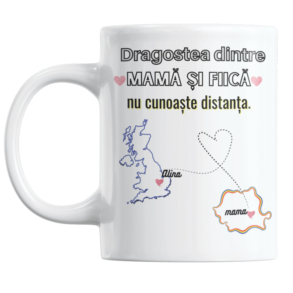 Cană Pentru Mama, Ceramică, Cadou Pentru Mama, Cana Pentru Cafea si Ceai, Martisor, 8 Martie, Aniversare, Onomastica - Alexia Gifts