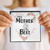 Colier Cu Pandant Nod Placat Cu Aur Alb si Aur Rose, Cadou Pentru Mama, Card Personalizat 
