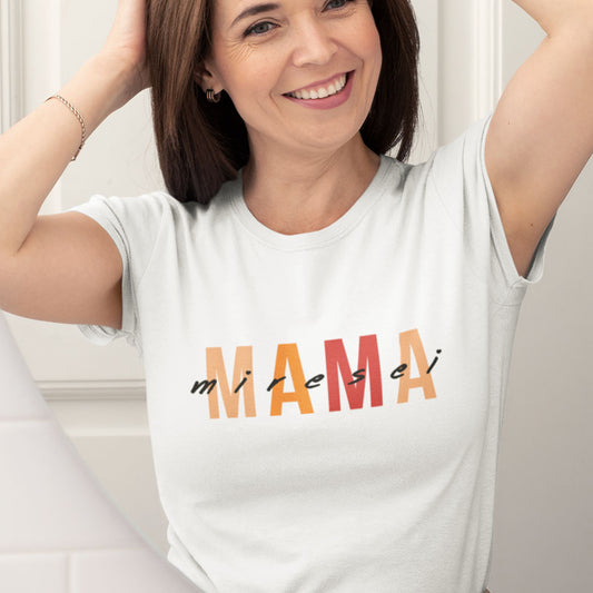 Tricou Dama, cu mesajul "Mama Miresei", Tricou de purtat in preajma nuntii, sau chiar in ziua cea mare