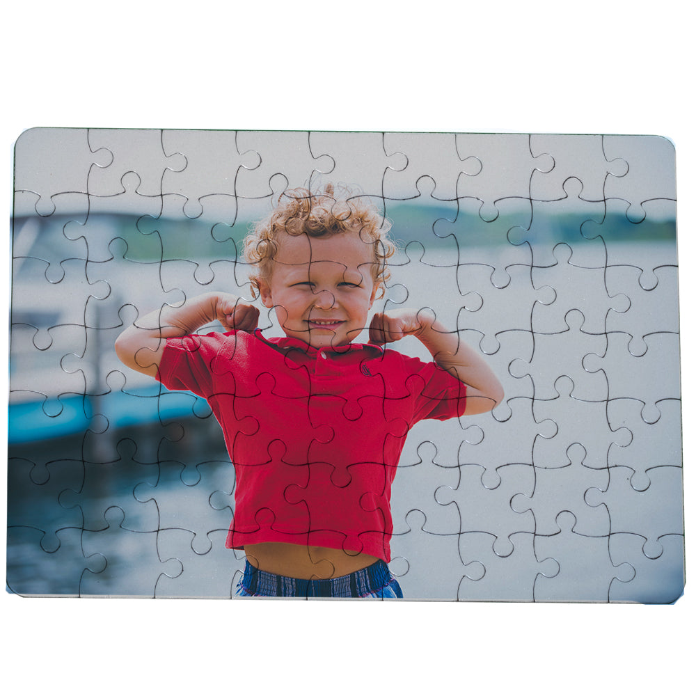 Personalizeaza Puzzle Lemn Pentru Copii si Bebelusi. Dreptunghi si Inima - ProShine Studio