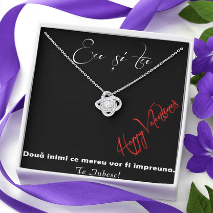 Colier Nod Valentine's Day. Eu si Tu!