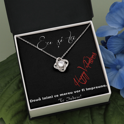 Colier Nod Valentine's Day. Eu si Tu!