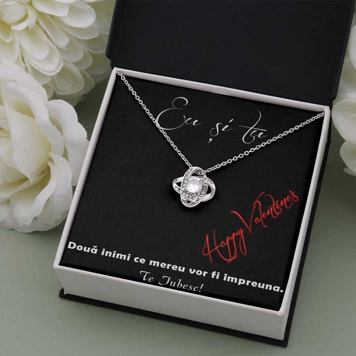 Colier Nod Valentine's Day. Eu si Tu!