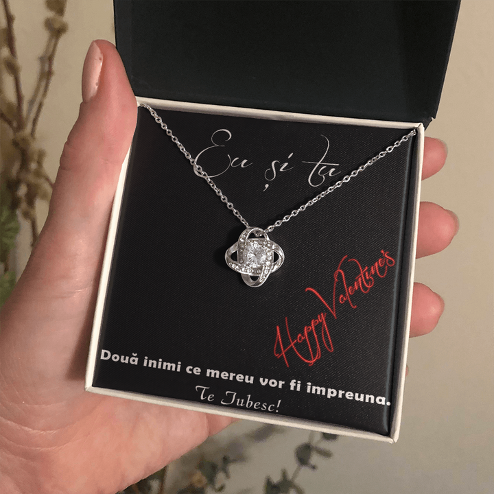 Colier Nod Valentine's Day. Eu si Tu!