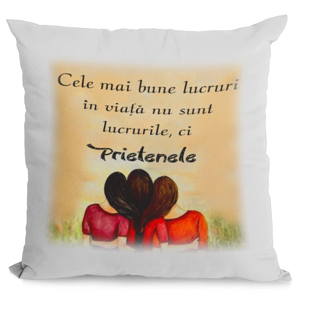 Cadou Pentru Prietena / Sora - Perna Decorativa 40x40 cm - Alexia Gifts