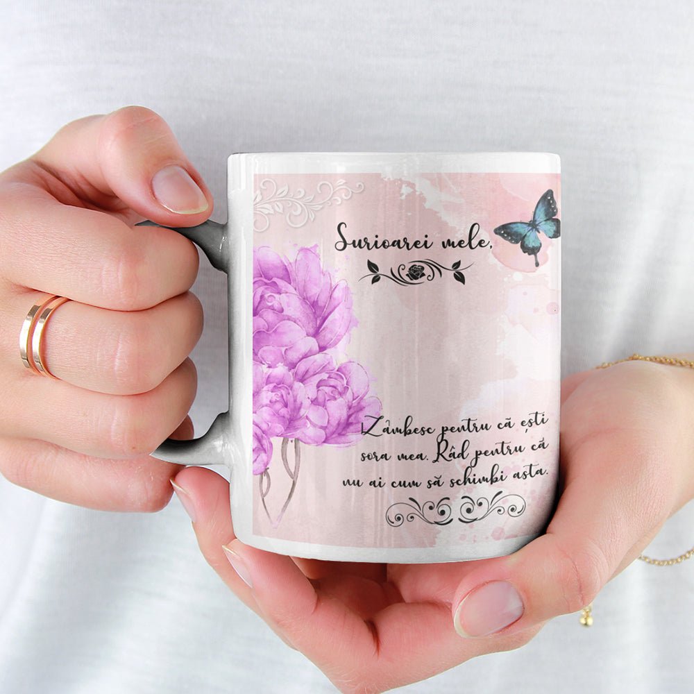 Cadou Pentru Sora/Prietena, Cana Ceramica - Alexia Gifts