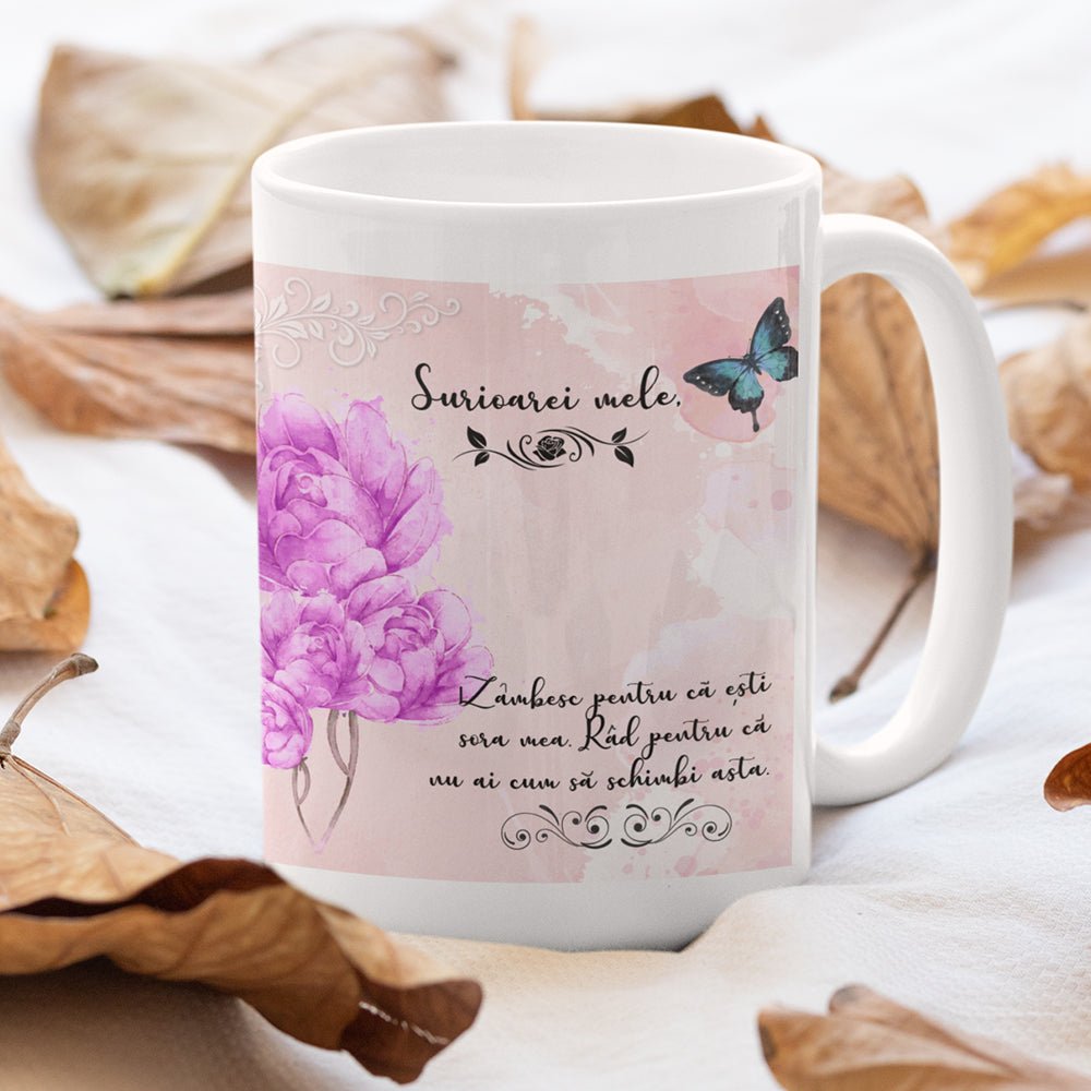 Cadou Pentru Sora/Prietena, Cana Ceramica - Alexia Gifts