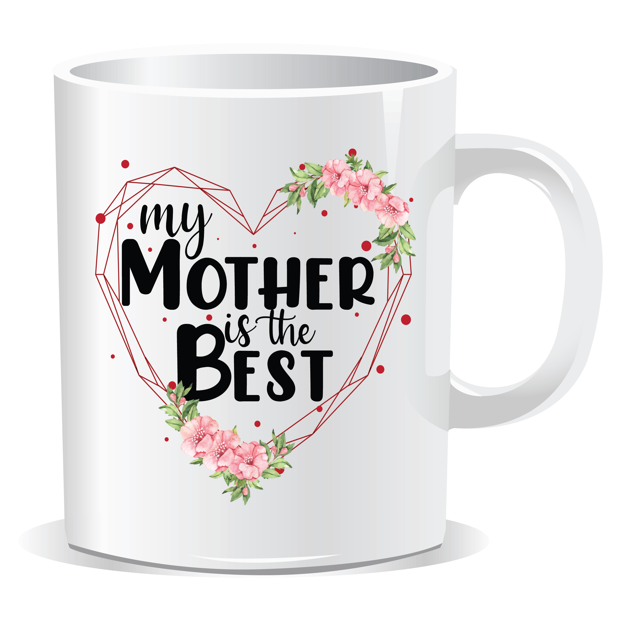 Cana Ceramica, Cadou Pentru Mama, Ziua Femeii, Aniversare, Mesaj "My Mother Is The Best" - Alexia Gifts