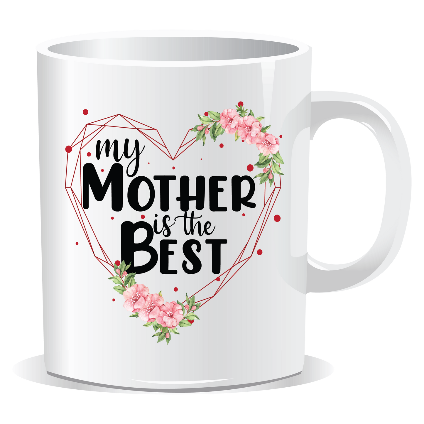 Cana Ceramica, Cadou Pentru Mama, Ziua Femeii, Aniversare, Mesaj "My Mother Is The Best" - Alexia Gifts