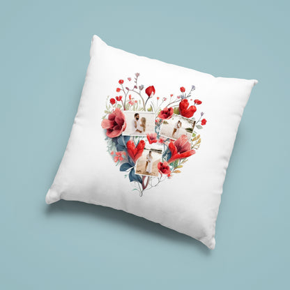 Perna Design Inima Personalizata Cu 3 Poze
