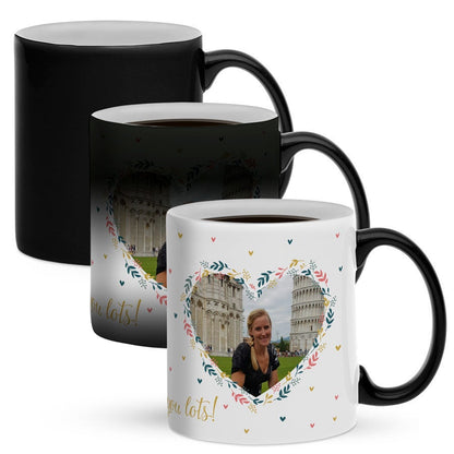 Cana Magica Personalizata Cu Poza Sau Textul Tau, Cadou Perfect Pentru Iubit, Iubita, Mama, Sora, Frate - Alexia Gifts