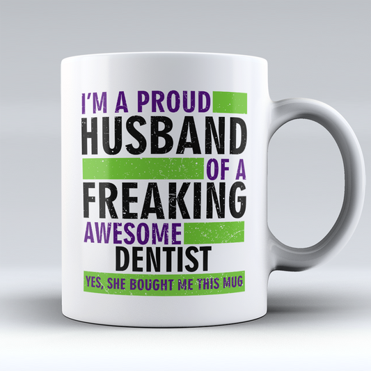 Cana Personalizata Dentist, Cadou pentru Sot - Alexia Gifts