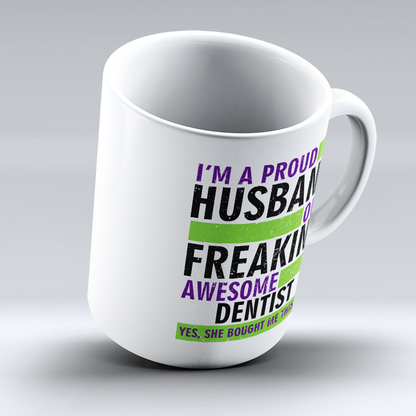 Cana Personalizata Dentist, Cadou pentru Sot - Alexia Gifts